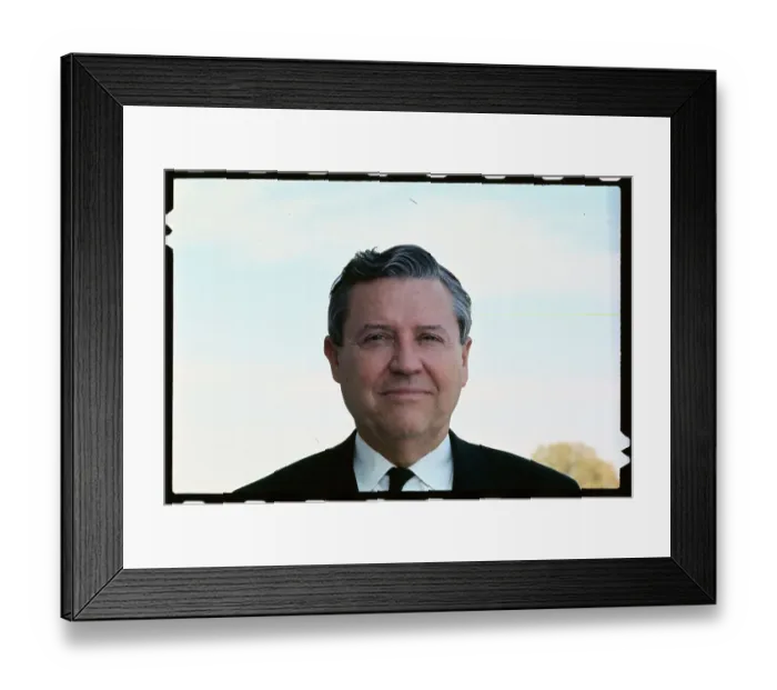 Framed Print : Portrait of Ralph Yarborough Framed Print : Portrait of Ralph Yarborough