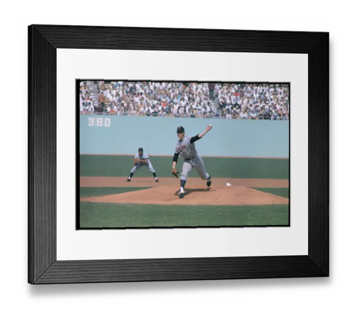 Framed Print : Jim Kaat Pitching During World Series Game