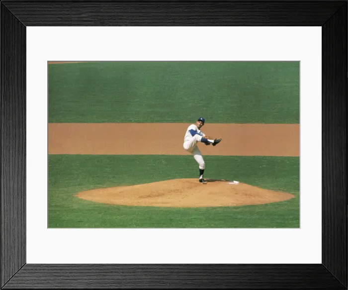 Framed Print : Sandy Koufax in Action Framed Print : Sandy Koufax in Action