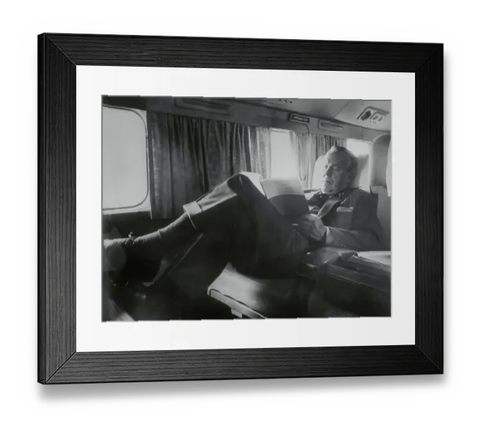 Framed Print : Lester B. Pearson Relaxing Framed Print : Lester B. Pearson Relaxing