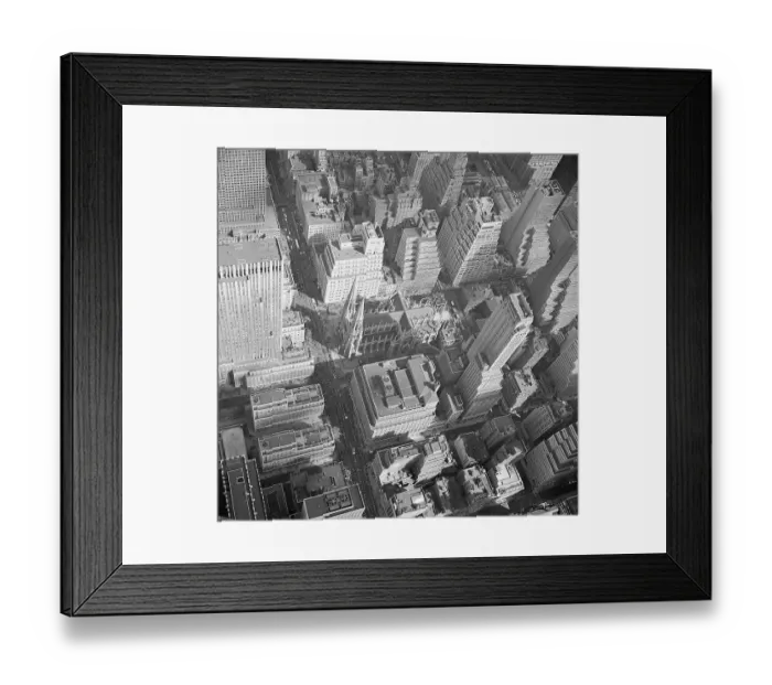 Framed Print : Aerial View of Saint Patrick's Cathedral Framed Print : Aerial View of Saint Patrick's Cathedral