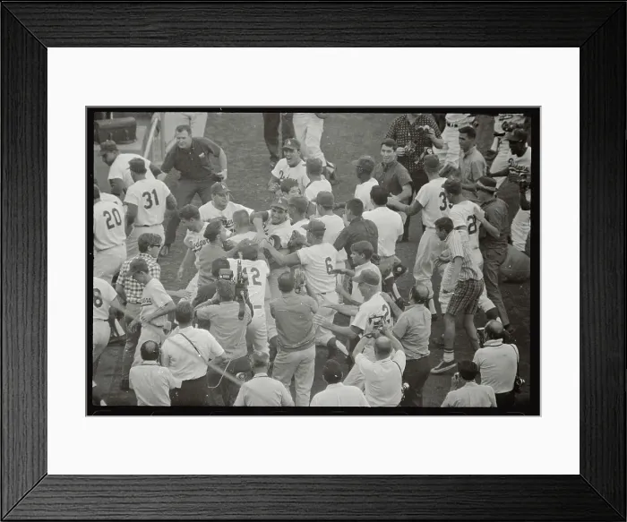 Framed Print : Sandy Koufax Accepting Congratulations from Teammates Framed Print : Sandy Koufax Accepting Congratulations from Teammates