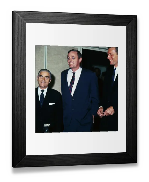 Framed Print : Mayoral Candidates Posing Together Framed Print : Mayoral Candidates Posing Together