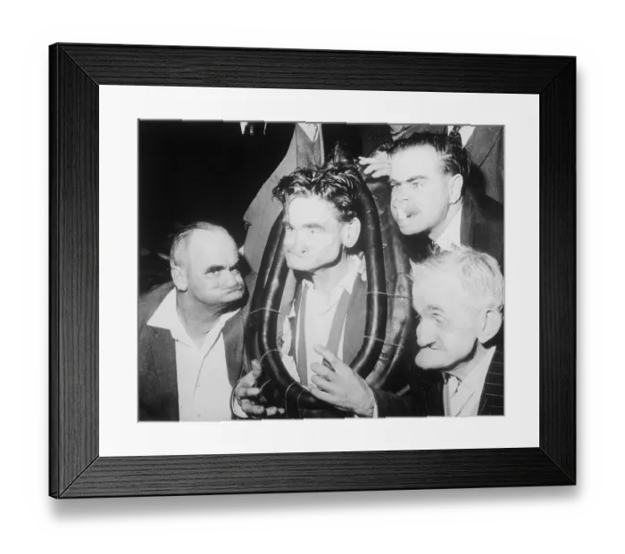 Framed Print : The Art of Gurning - Facial Contortionists