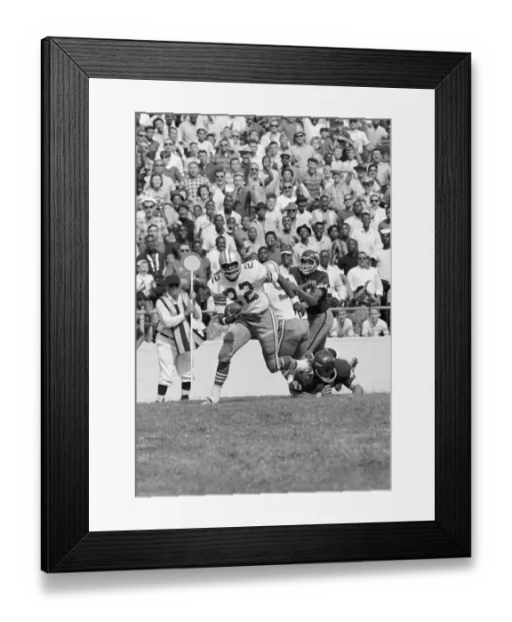 Framed Print : Football Player Bob Hayes Running for Touchdown Framed Print : Football Player Bob Hayes Running for Touchdown