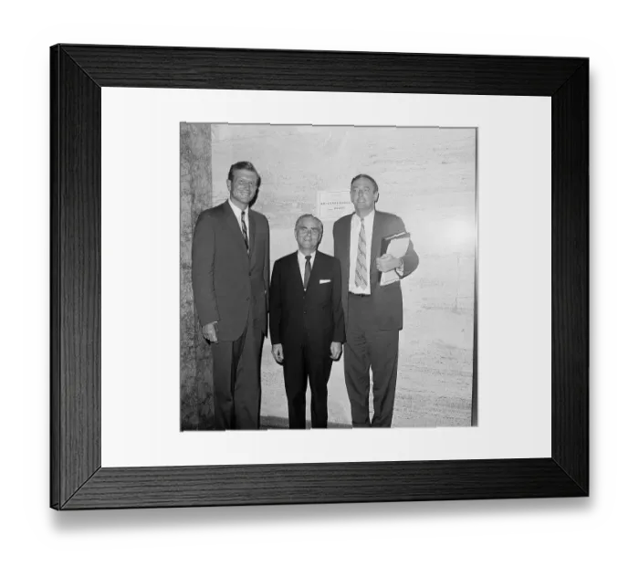 Framed Print : Mayor Hopefuls Posing Together Framed Print : Mayor Hopefuls Posing Together
