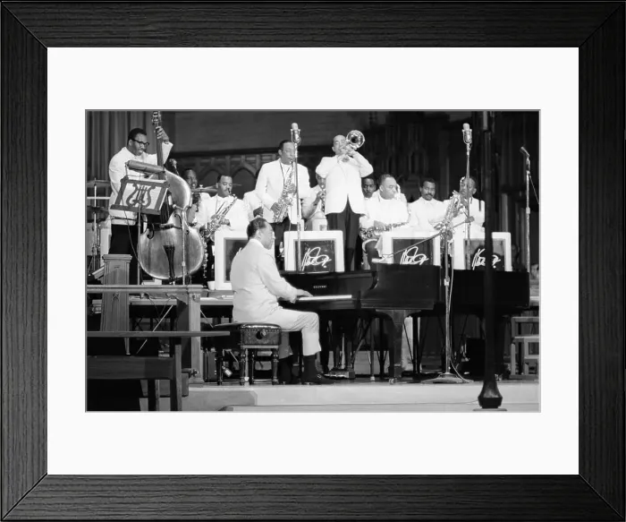 Framed Print : Duke Ellington and Others Performing