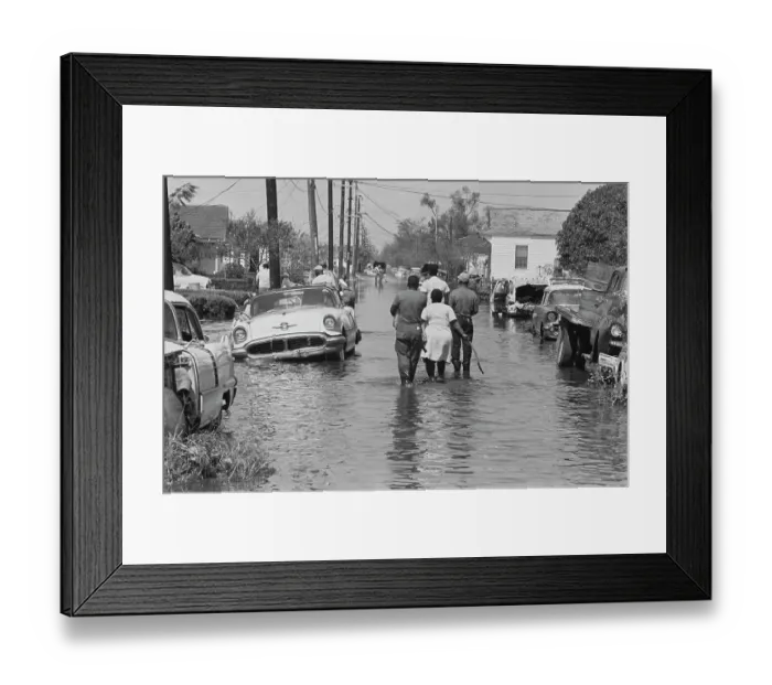 Framed Print : Survivors Return Home Framed Print : Survivors Return Home
