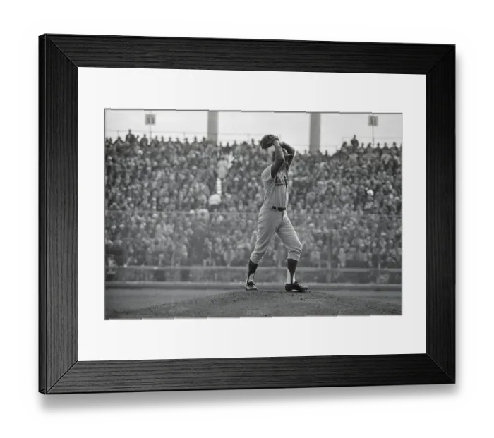 Framed Print : Koufax Cocking Back for the Pitch Framed Print : Koufax Cocking Back for the Pitch