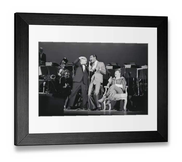 Framed Print : M. Rooney, J. Mathis & Judy Garland Framed Print : M. Rooney, J. Mathis & Judy Garland