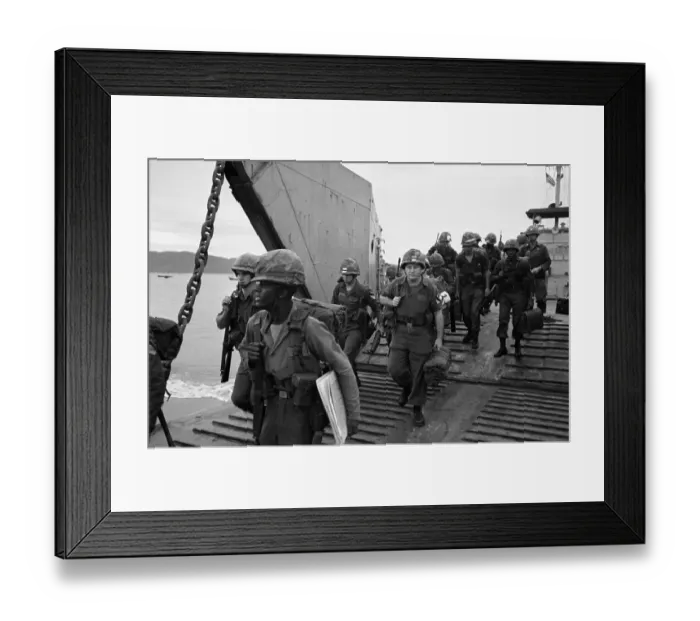 Framed Print : U.S. Troopers in Quinon Framed Print : U.S. Troopers in Quinon