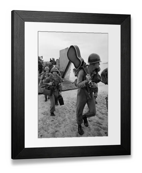 Framed Print : U.S. Troopers in Quinon Framed Print : U.S. Troopers in Quinon