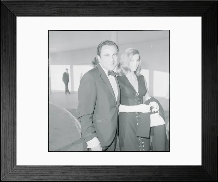 Framed Print : Portrait of Bill Dana and Francoise Ruggieri Framed Print : Portrait of Bill Dana and Francoise Ruggieri