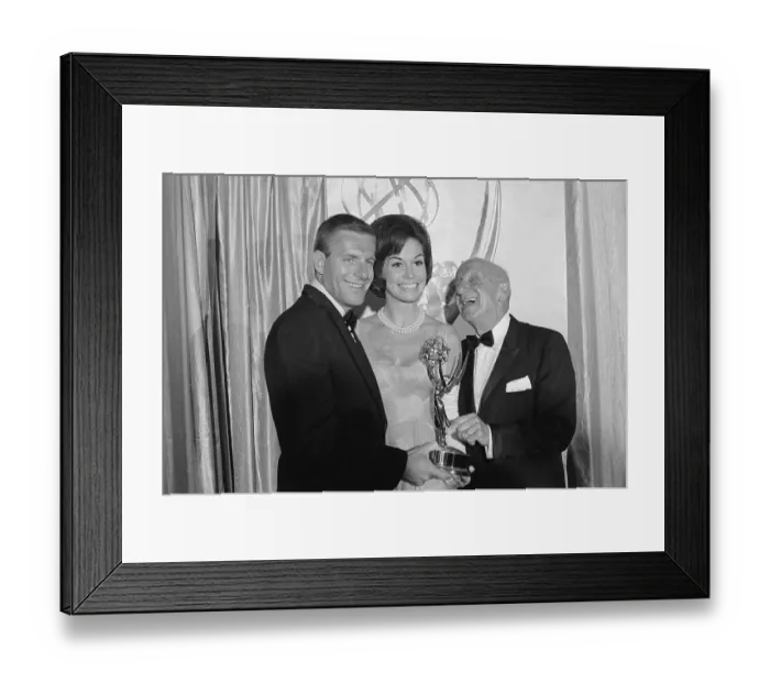 Framed Print : Portrait of Mary Tyler Moore, Jerry Van Dyke and Jimmy Durante Framed Print : Portrait of Mary Tyler Moore, Jerry Van Dyke and Jimmy Durante
