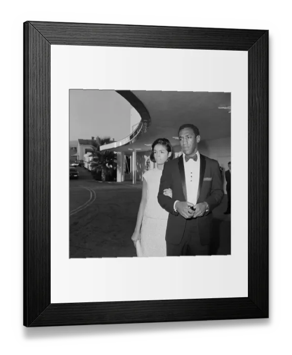 Framed Print : Bill Cosby with His Wife Camille Framed Print : Bill Cosby with His Wife Camille