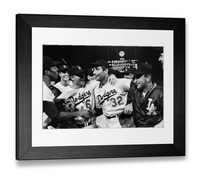 Framed Print : Dodgers Congratulating Sandy Koufax Framed Print : Dodgers Congratulating Sandy Koufax