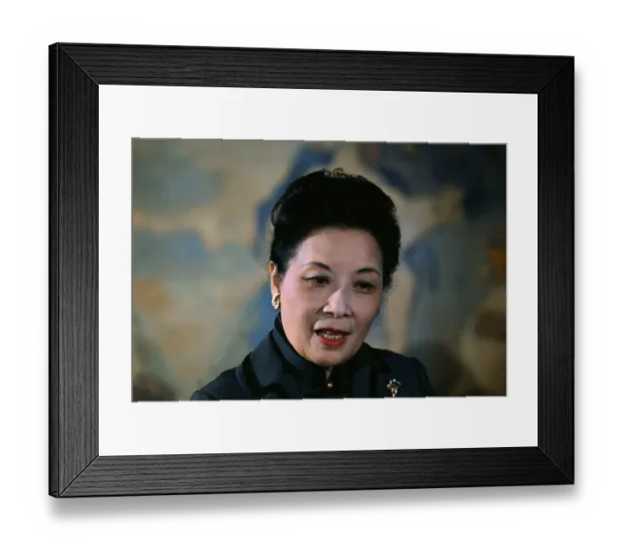 Framed Print : Portrait of Madame Chiang Kai-shek Framed Print : Portrait of Madame Chiang Kai-shek