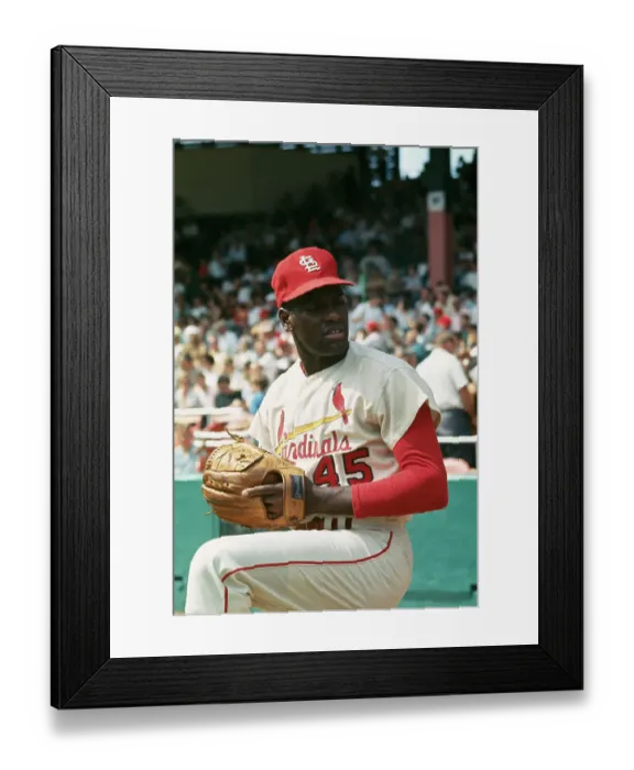 Framed Print : Bob Gibson Warming Up Framed Print : Bob Gibson Warming Up