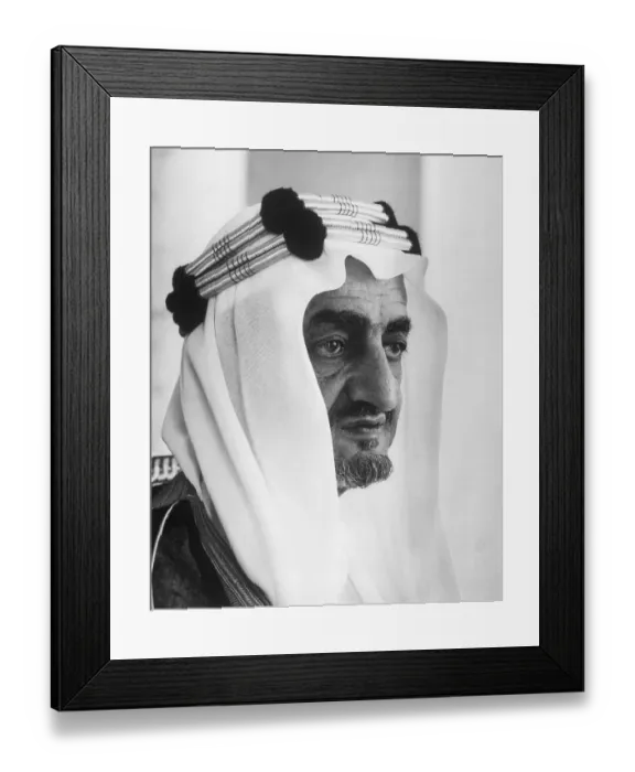Framed Print : King Faisal Framed Print : King Faisal