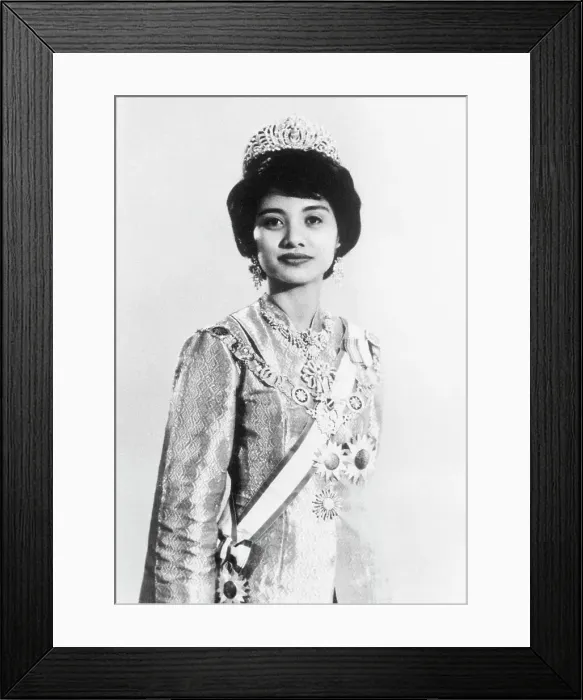 Framed Print : Portrait of Tengku Intan Zaharah Framed Print : Portrait of Tengku Intan Zaharah