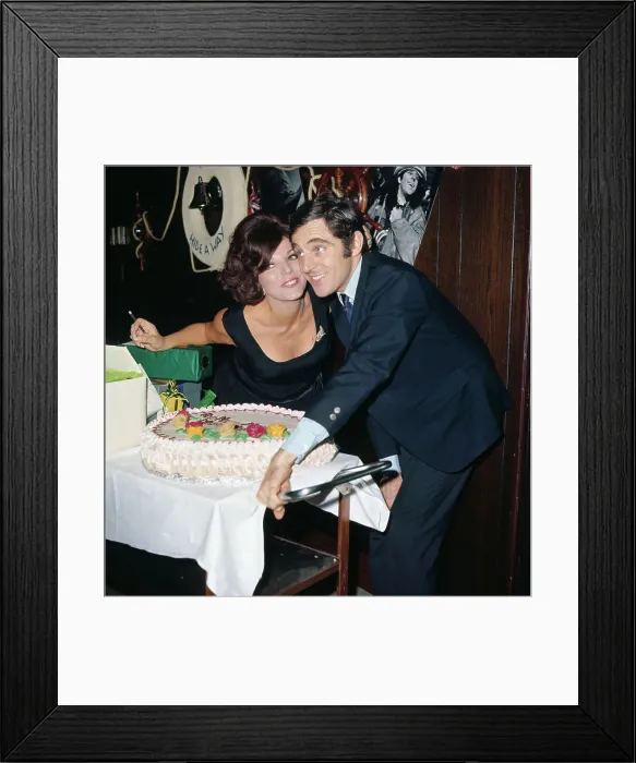 Framed Print : British Actor Anthony Newley and Wife Joan Collins Framed Print : British Actor Anthony Newley and Wife Joan Collins