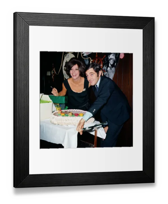 Framed Print : British Actor Anthony Newley and Wife Joan Collins Framed Print : British Actor Anthony Newley and Wife Joan Collins