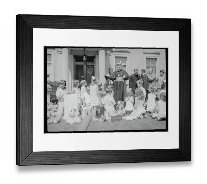 Framed Print : Cardinal Cushing Offering a Prayer Framed Print : Cardinal Cushing Offering a Prayer