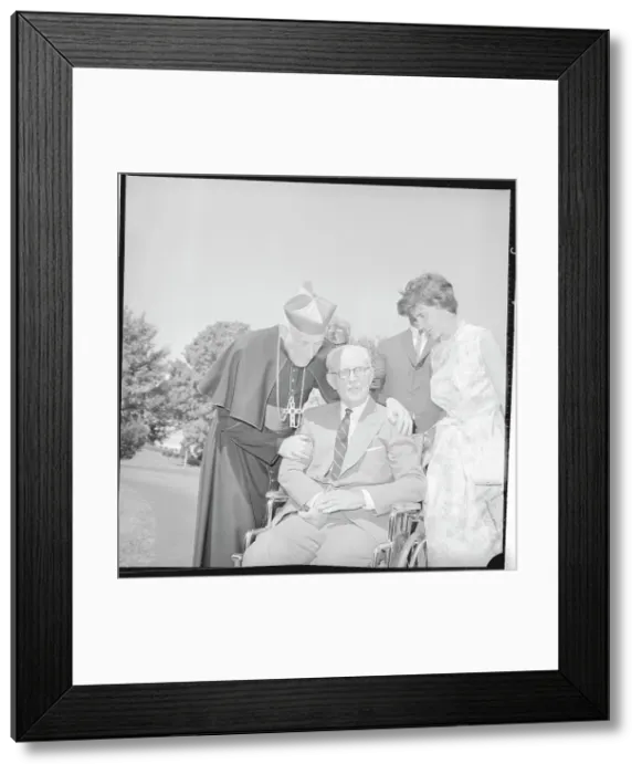 Framed Print : Cardinal Cushing and Joseph P. Kennedy