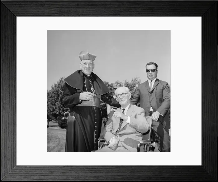 Framed Print : Cardinal Cushing and Joseph P. Kennedy Framed Print : Cardinal Cushing and Joseph P. Kennedy