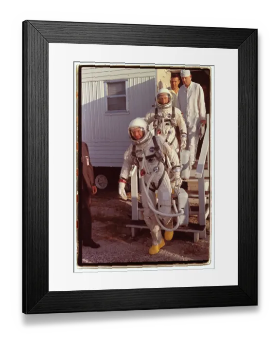Framed Print : Astronauts Leaving Trailer Framed Print : Astronauts Leaving Trailer