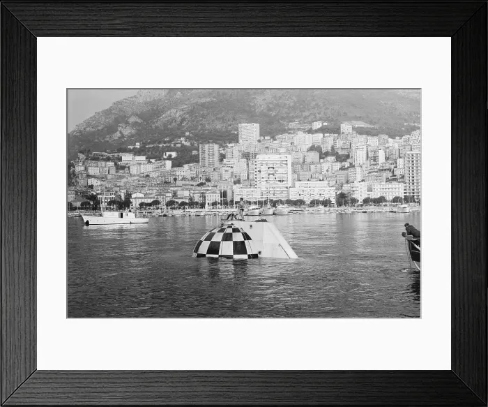 Framed Print : Cousteau's Underwater House Submerging in Monte-Carlo Framed Print : Cousteau's Underwater House Submerging in Monte-Carlo