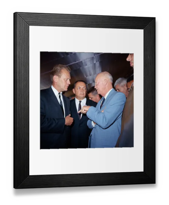 Framed Print : Dwight D. Eisenhower Speaking with Colleagues Framed Print : Dwight D. Eisenhower Speaking with Colleagues