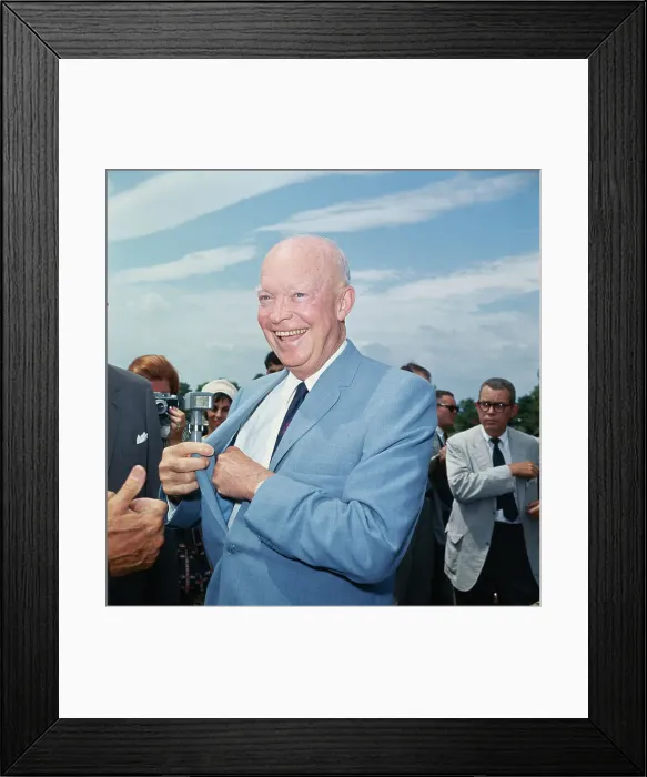 Framed Print : Dwight D. Eisenhower Laughing Framed Print : Dwight D. Eisenhower Laughing