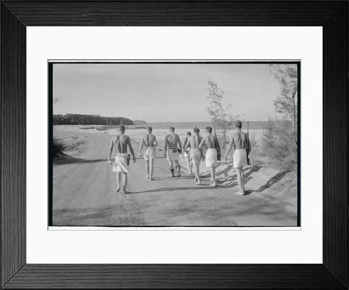 Framed Print : Marines Going to Beach Framed Print : Marines Going to Beach