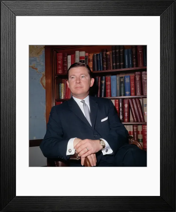 Framed Print : Portrait of John Tower Framed Print : Portrait of John Tower