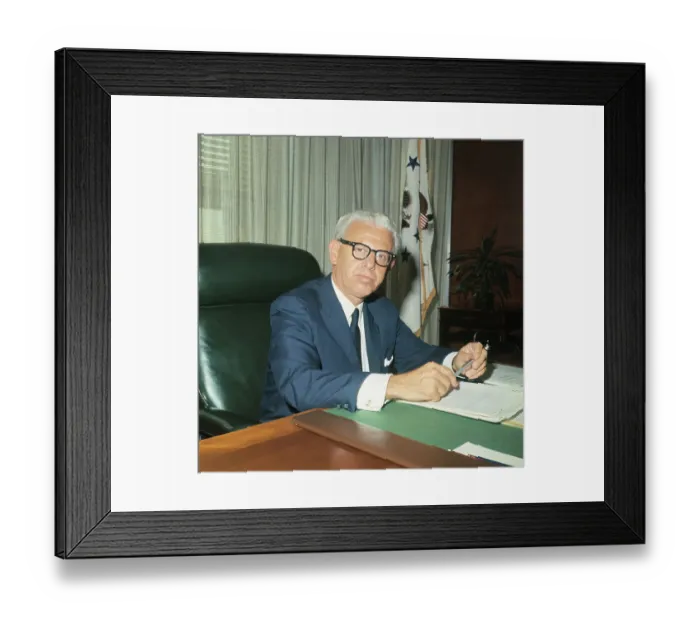 Framed Print : U.S. Ambassador Arthur Goldberg