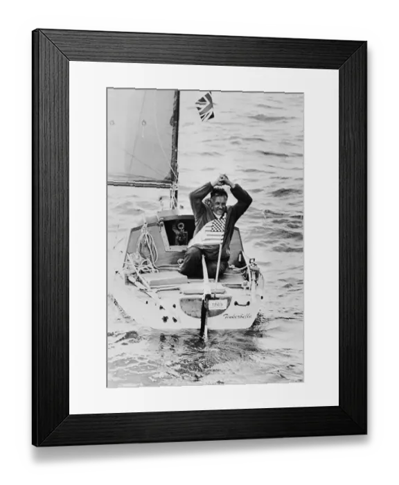 Framed Print : Robert Manry Arrives at English Coast Framed Print : Robert Manry Arrives at English Coast