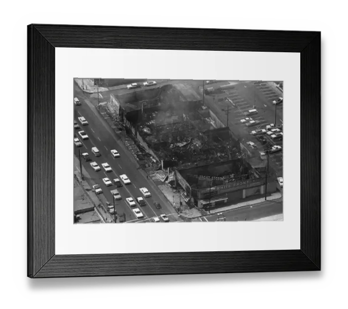 Framed Print : Souldering Remains Of Buildings Framed Print : Souldering Remains Of Buildings
