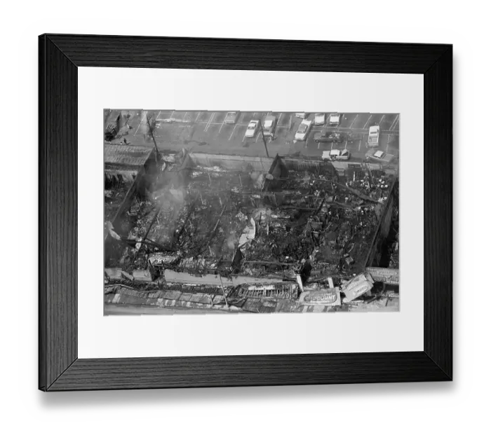 Framed Print : Bombed Out City Block Framed Print : Bombed Out City Block