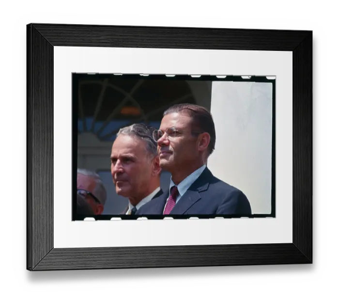 Framed Print : Robert McNamara with General Mawell Taylor