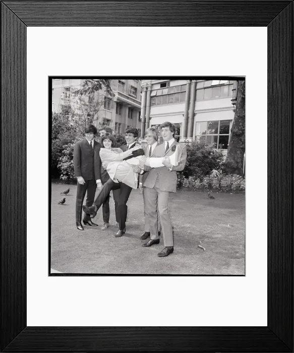 Framed Print : Dave Clark Five Holding American Woman Framed Print : Dave Clark Five Holding American Woman