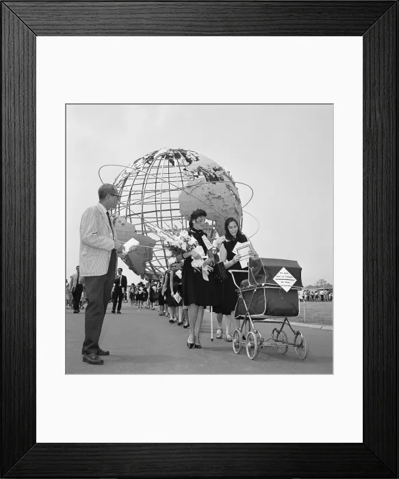 Framed Print : Women Picket Vietnam War at World's Fair Framed Print : Women Picket Vietnam War at World's Fair