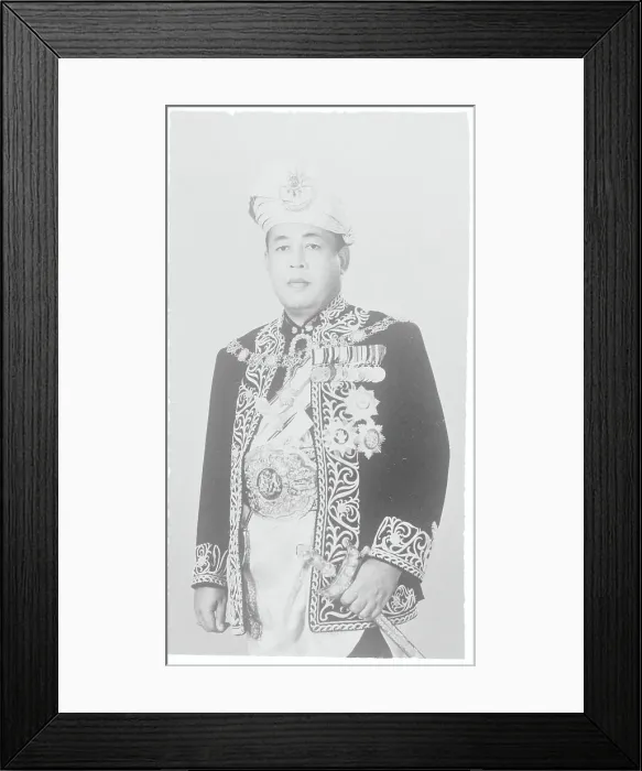 Framed Print : Portrait of Tuanku Syed Putra Jamalullail Framed Print : Portrait of Tuanku Syed Putra Jamalullail
