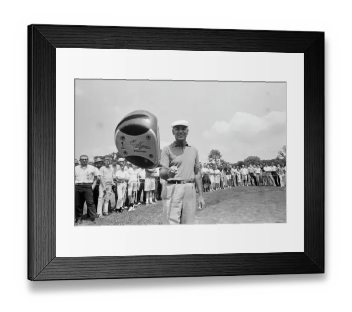 Framed Print : Ben Hogan Holding Golf Club Framed Print : Ben Hogan Holding Golf Club