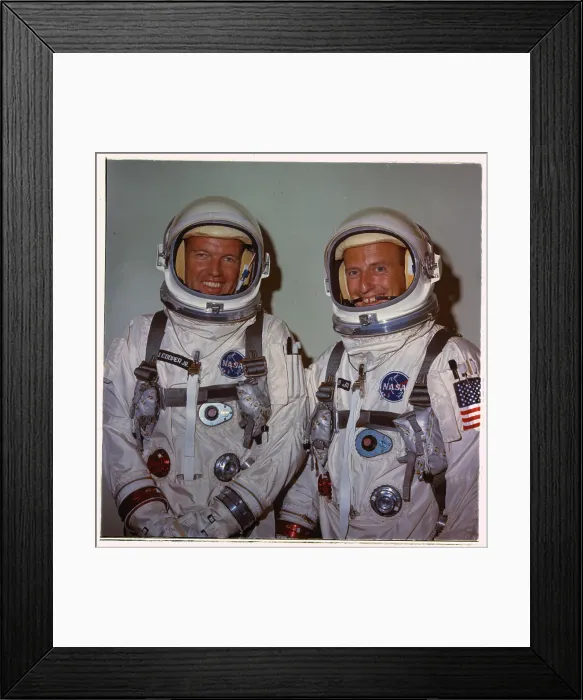 Framed Print : L Gordon Cooper and Charles Conrad Jr in Space Suits Framed Print : L Gordon Cooper and Charles Conrad Jr in Space Suits