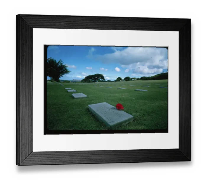 Framed Print : Military Cemetary Framed Print : Military Cemetary