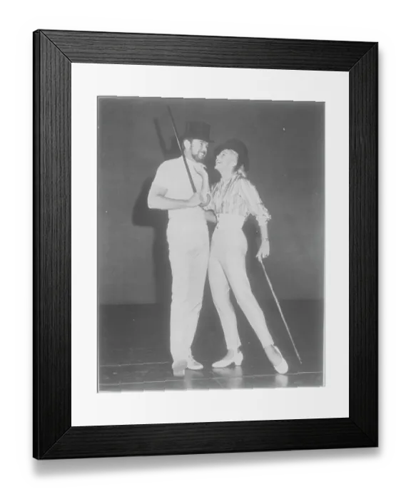 Framed Print : Ginger Rogers with Gower Champion Framed Print : Ginger Rogers with Gower Champion