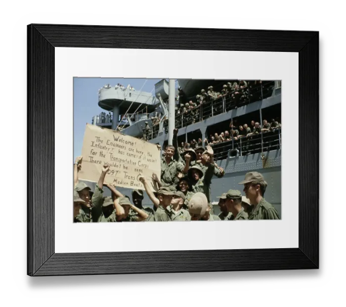 Framed Print : Camh Ranh Bay, Vietnam War Framed Print : Camh Ranh Bay, Vietnam War