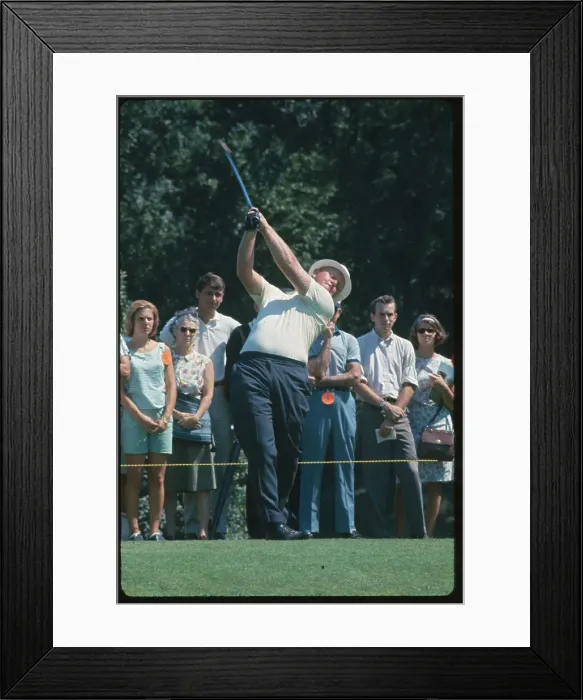Framed Print : Jack Nicklaus Teeing Off Framed Print : Jack Nicklaus Teeing Off