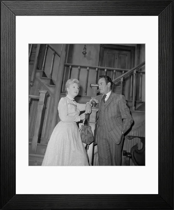 Framed Print : Portrait of Joanne Woodward and Henry Fonda Framed Print : Portrait of Joanne Woodward and Henry Fonda